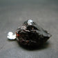 Gem Spessartine Spessartitne Garnet Pendant in SS From Brazil - 1.0" - 5.57 Grams
