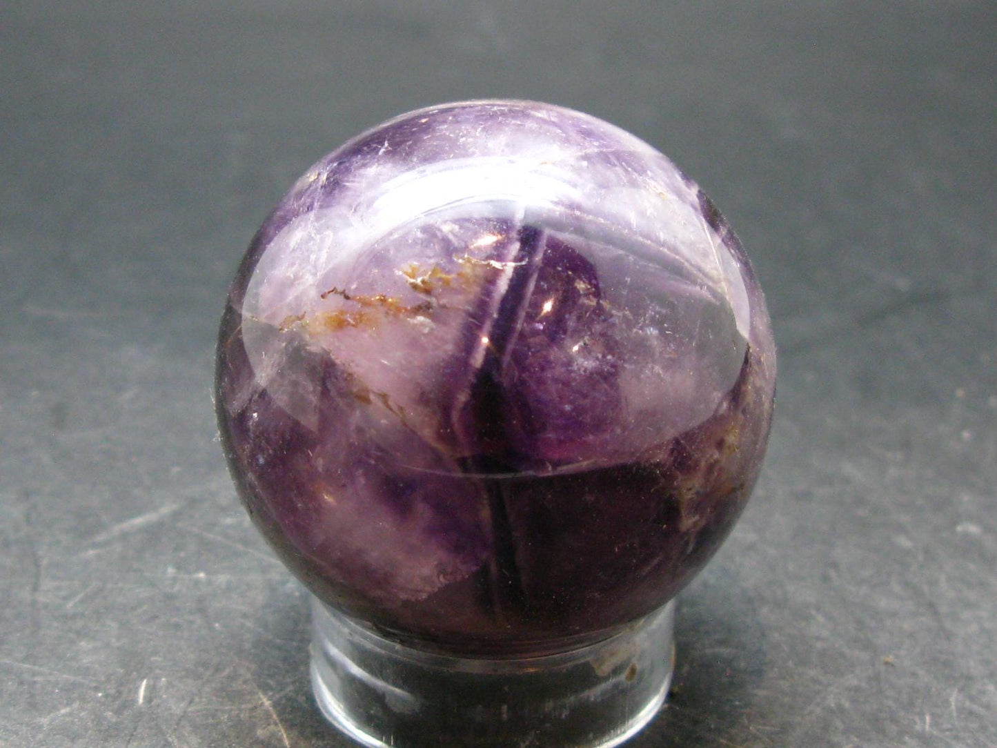 Rare Auralite Super 23 Large Sphere Ball Amethyst From Canada - 1.8" - 136.0 Grams