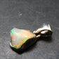 Opal Sterling Silver Pendant From Ethiopia - 0.8" - 1.6 Grams