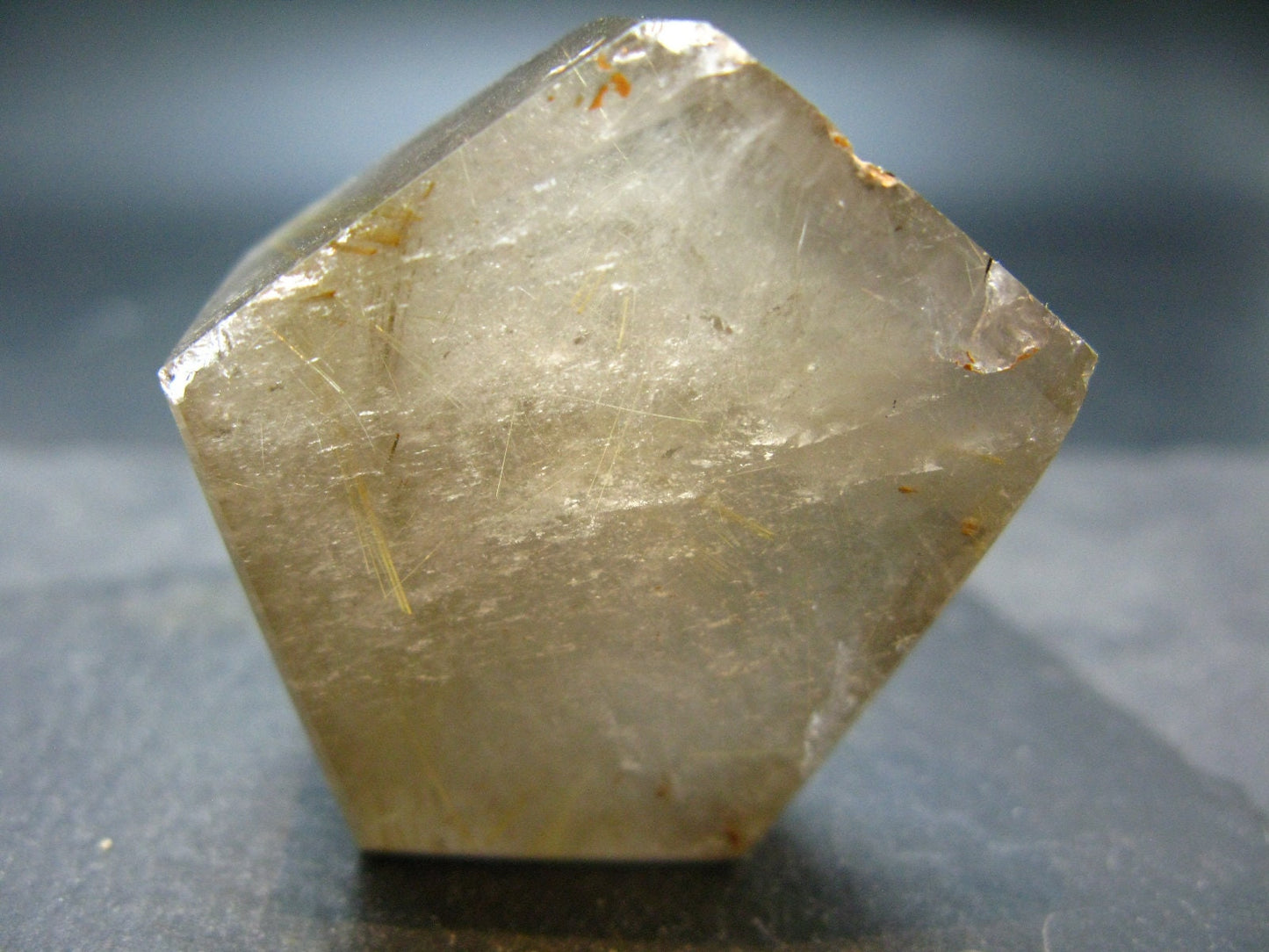 Large Polished Rutilated Quartz Crystal from Brazil - 2.0" - 79.56 Grams