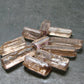 Lot of 10 Purple Scapolite Crystals from Afghanistan - 5.36 Grams