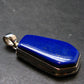 Lapis Lazuli Silver Pendant From Afghanistan - 1.7" - 11.81 Grams