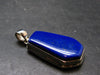 Lapis Lazuli Silver Pendant From Afghanistan - 1.7" - 11.81 Grams