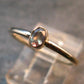 Genuine Alexandrite Gem Silver Ring From Russia - Size 7 - 1.47 Grams