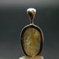 Rare Herderite Crystal Silver Pendant from Brazil - 0.7" - 1.34 Grams