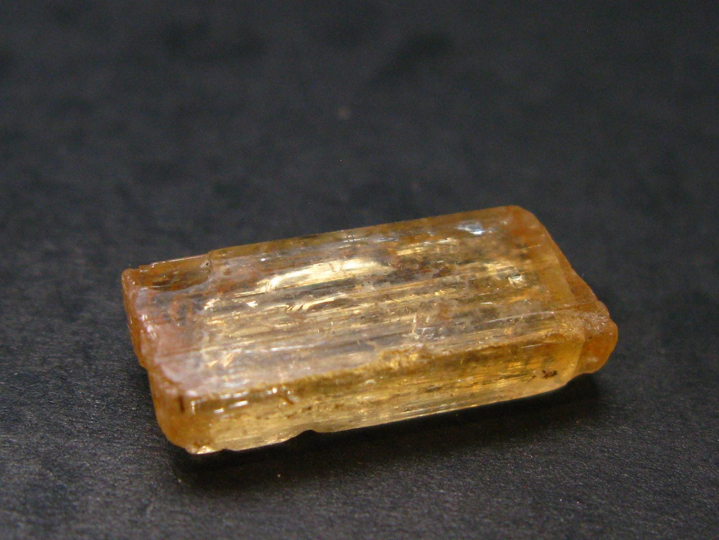Imperial Topaz Crystal From Brazil - 0.7" - 2.57 Grams