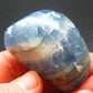 Nice Lemurian Aquatine Blue Calcite Tumbled From Argentina - 1.9" - 61.35 Grams