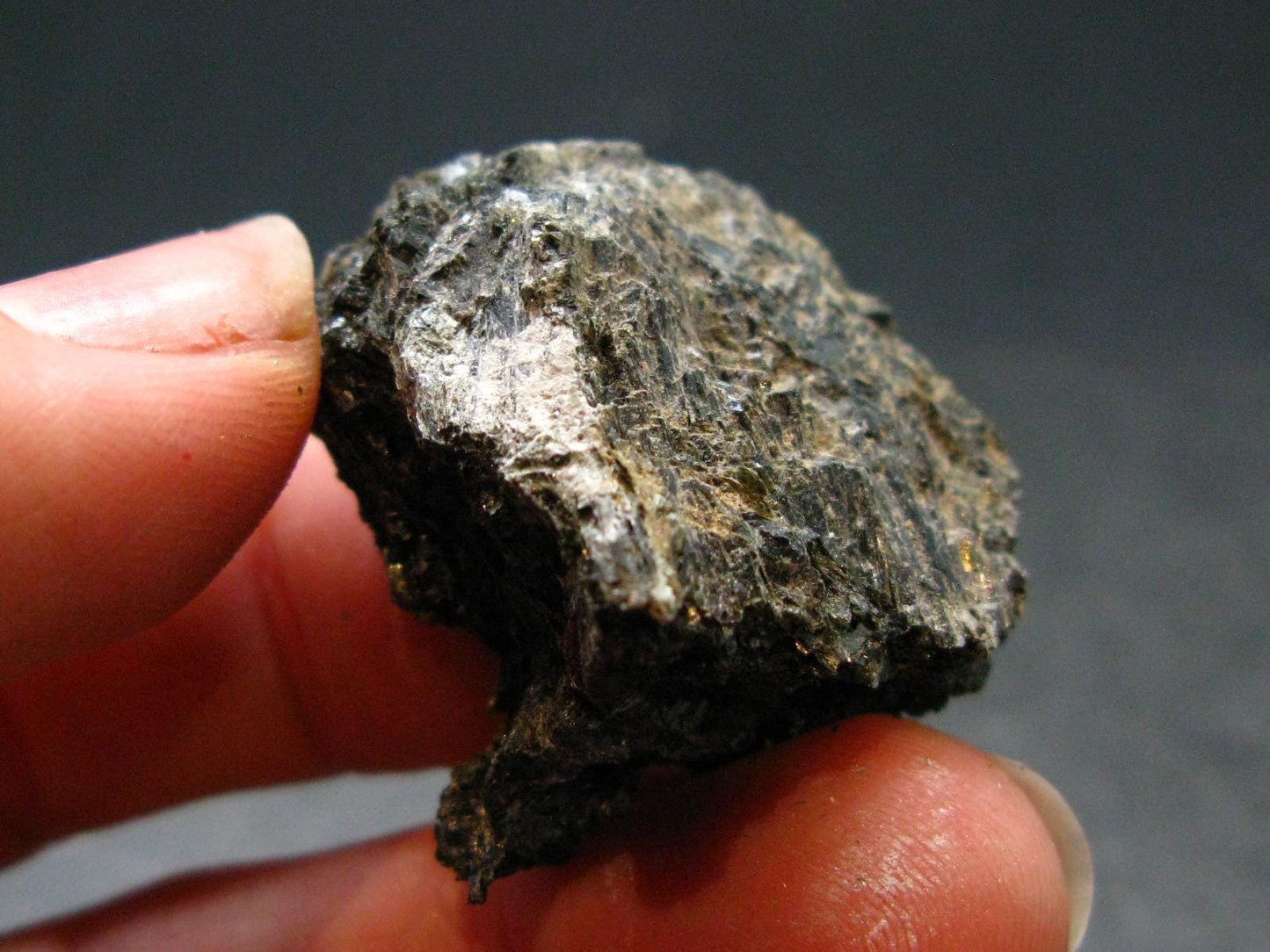Rare Nuumite Nuummite Raw Piece From Greenland - 11.74 Grams - 1.1"