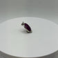 Natural Ruby Sterling Silver Pendant | July Birthstone