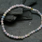 Aquamarine & Morganite Genuine Bracelet ~ 7 Inches ~ 4mm Facetted Beads