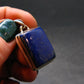 Lapis Lazuli Silver Pendant From Afghanistan - 1.2" - 8.03 Grams