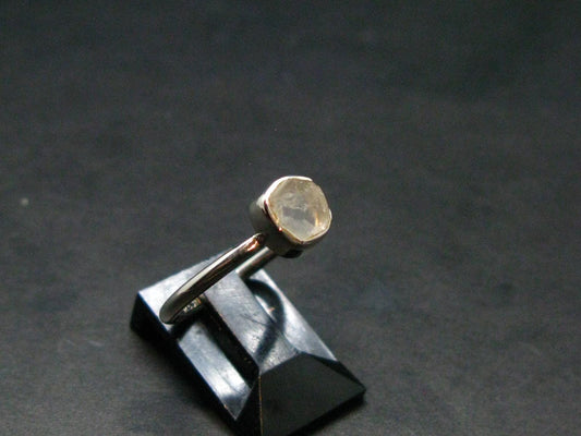 Phenakite Phenacite Crystal Silver Ring From Nigeria - Size 6 - 1.78 Grams