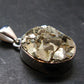 Pyrite Silver Pendant From Peru - 8.13 Grams - 1.2"