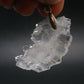 Faden Quartz Crystal Silver Pendant From Brazil - 1.6"
