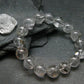 Herkimer Diamond Genuine Bracelet ~ 7 Inches ~ 12 mm Round Beads