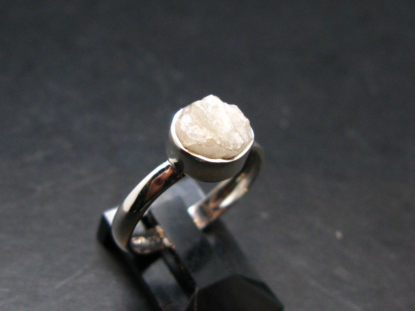 Phenakite Phenacite Sterling Silver Size 8 Ring from Nigeria - 2.13 Grams