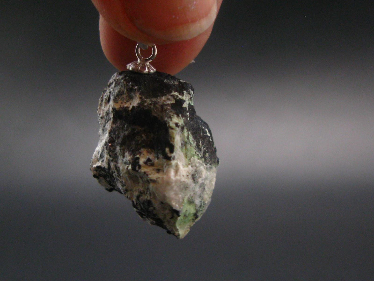 Covelite Covellite Crystal Silver Pendant From Peru - 1.1" - 5.4 Grams