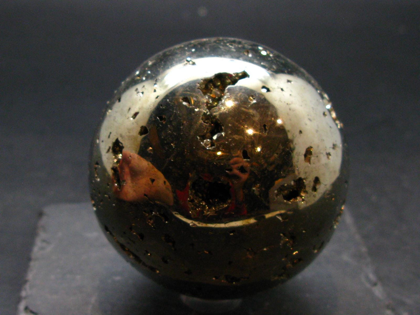Rare Galena Sphalerite & Pyrite Sphere Ball From Peru - 2.4" - 501 Grams