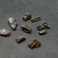 Lot of 10 Rare Baddeleyite Crystals From Myanmar - 8 Carats