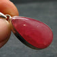 Rare Rhodochrosite Sterling Silver Pendant From Argentina - 1.5" - 7.09 Grams