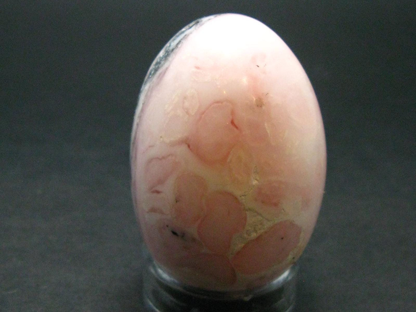 Rare Pink Opal Egg from Peru - 95.47 Grams, 2.1"