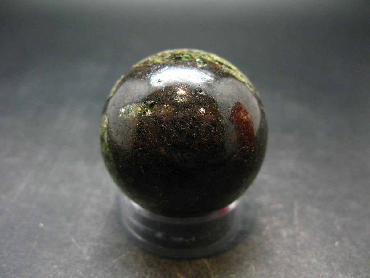 Peridot Olivine Sphere from Arizona, USA - 1.5" - 81.28 Grams