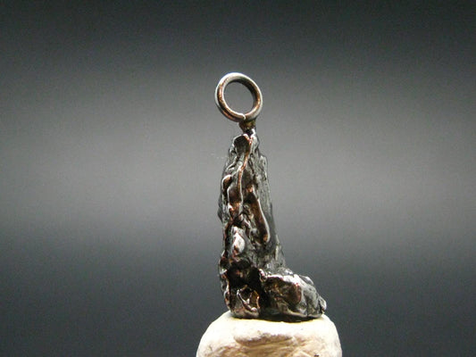 Large Campo Del Cielo Meteorite Pendant from Argentina - 0.9" - 3.37 Grams