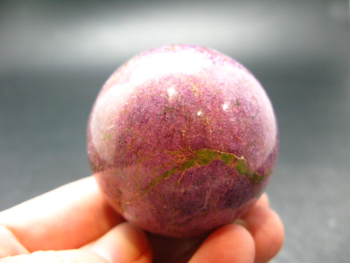 Rare Rich Purple Stichtite Sphere Ball From Australia - 1.7" - 101.12 Grams