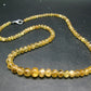 Gem Gold Agni Danburite Silver Necklace From Tanzania - 20'' - 194 Carats