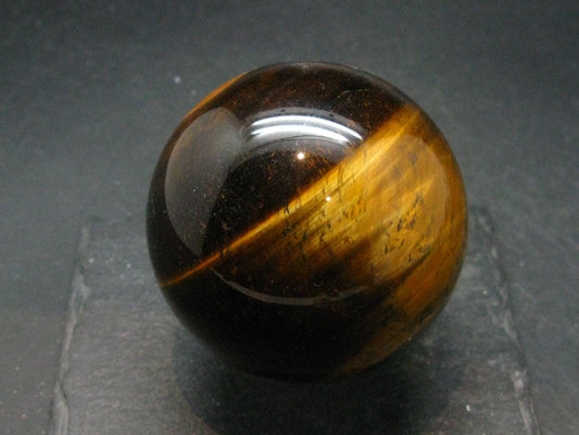 Tiger Eye Sphere From South Africa - 2.2"
