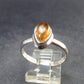 Fabulous Untreated Imperial Topaz 925 Silver Ring from Brazil - Size 9 - 3.34 Grams