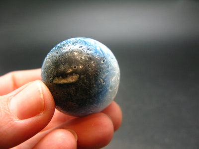 Blue Ice Glacierite Sphere from Indonesia - 1.1" - 35.51 Grams