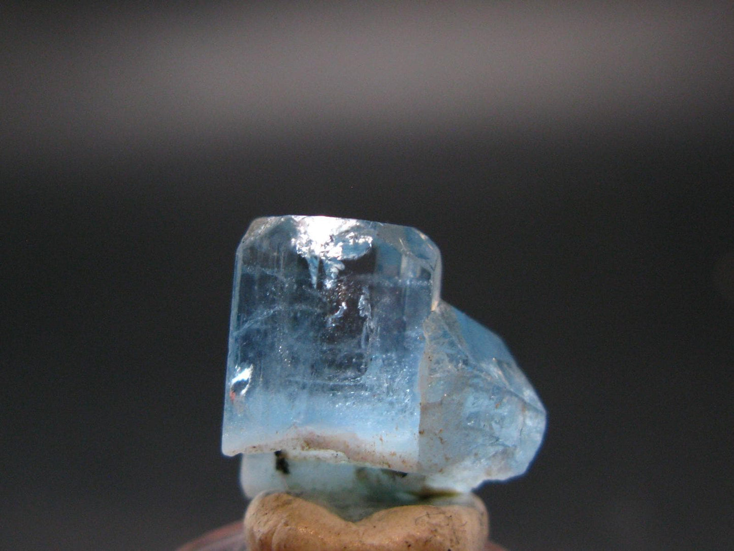Gem Aquamarine Crystal Blue Beryl From Vietnam - 2.54 Grams - 0.5"