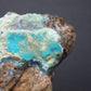 Blue Hemimorphite Silver Pendant From China - 1.5"