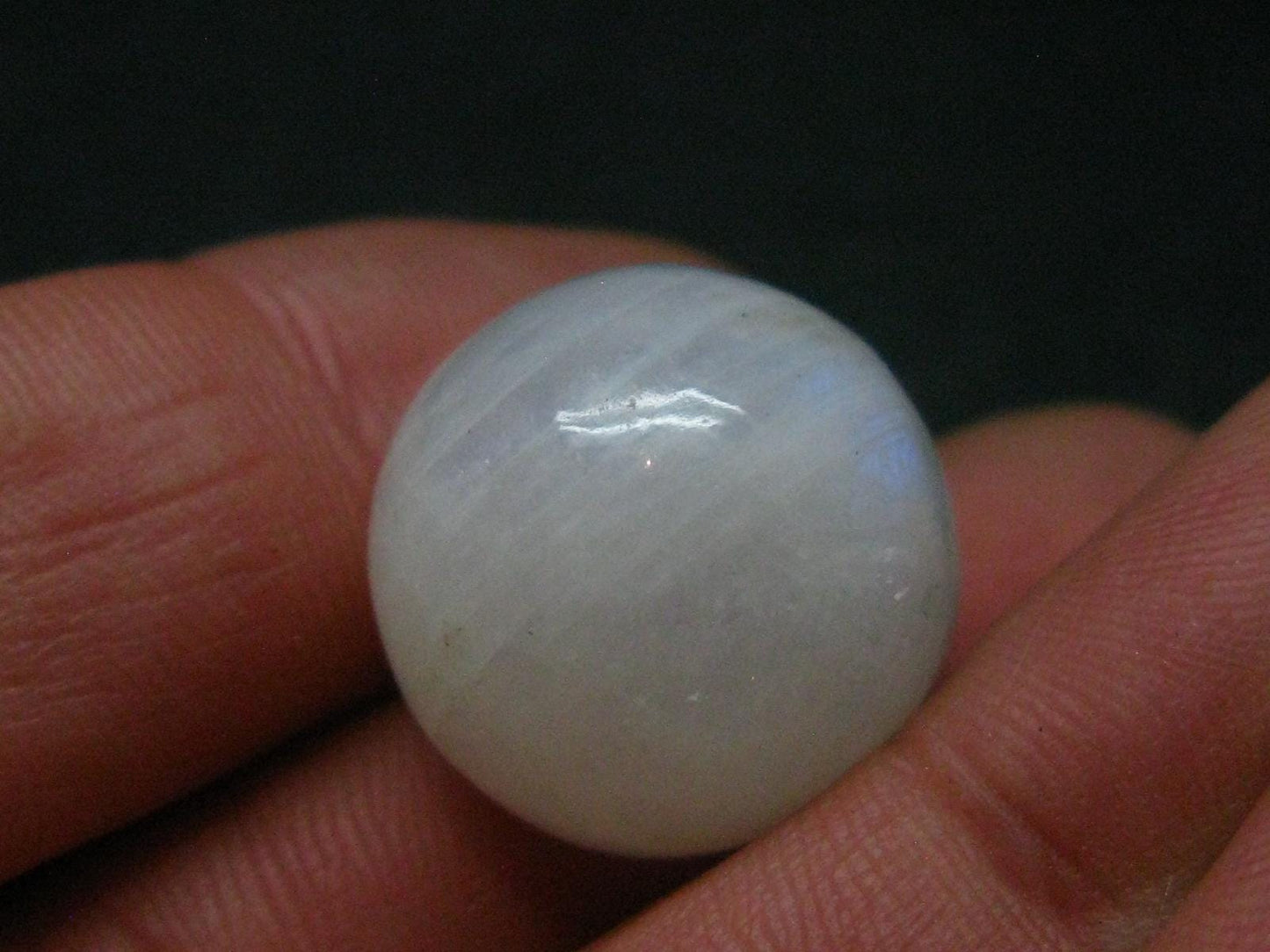 Gem Moonstone Sphere from India - 0.7" - 9.8 Grams
