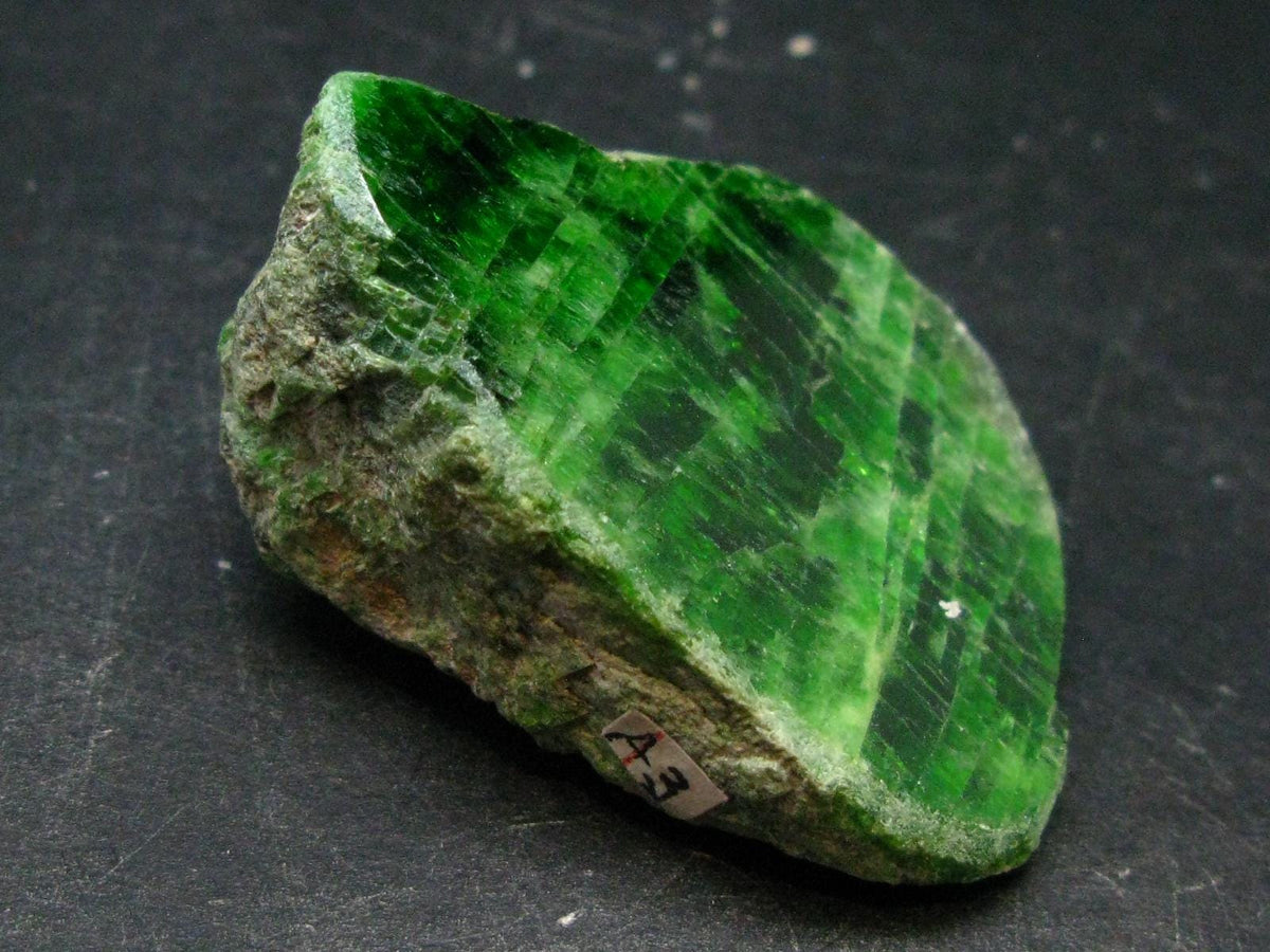 Chrome Diopside Polished Crystal From Russia - 2.0" - 49.80 Grams