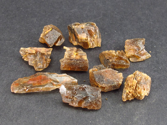Lot of 10 Rare Enstatite Crystals From Tanzania - 16 Grams