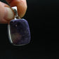 Rare High-Quality Charoite Silver Plated Pendant From Russia - 1.4" - 5.92 Grams