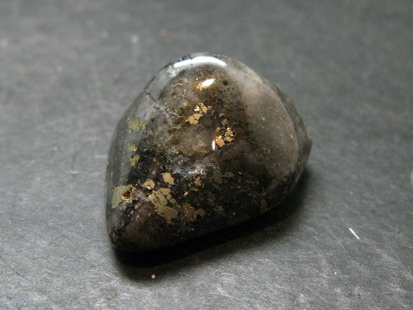 Healers Gold Tumbled Stone From USA - 1.4" - 26.09 Grams