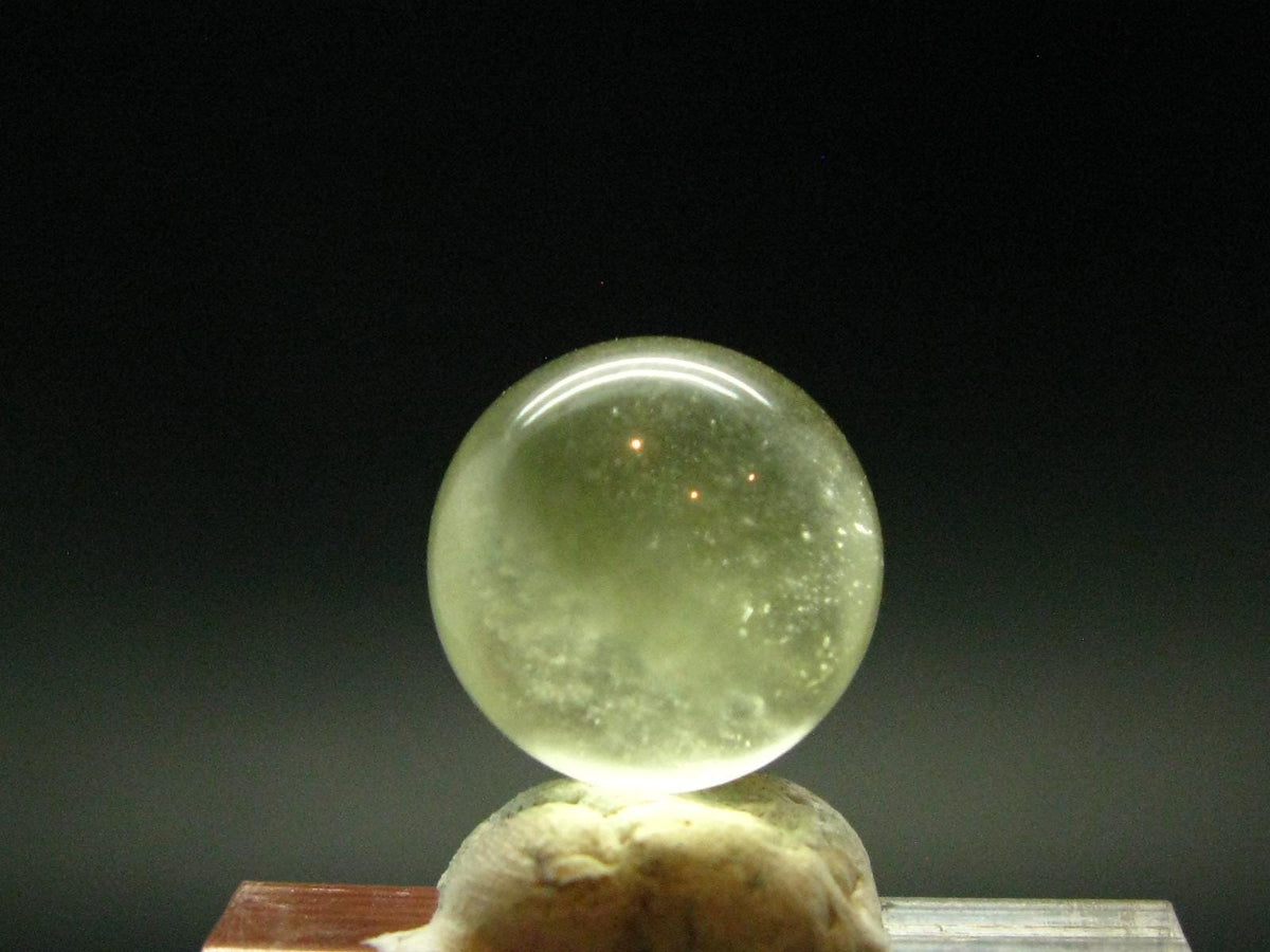Rare Libyan Tektite Glass Sphere Ball From Libya - 2.20 Grams - 1.2 Centimeters