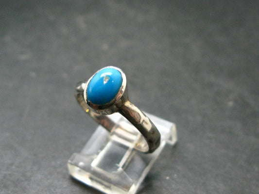 Genuine Turquoise Sterling Silver Ring - 2.94 Grams - Size 8.5