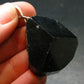 Black Tourmaline Schorl Silver Pendant From Brazil - 1.7" - 18.75 Grams