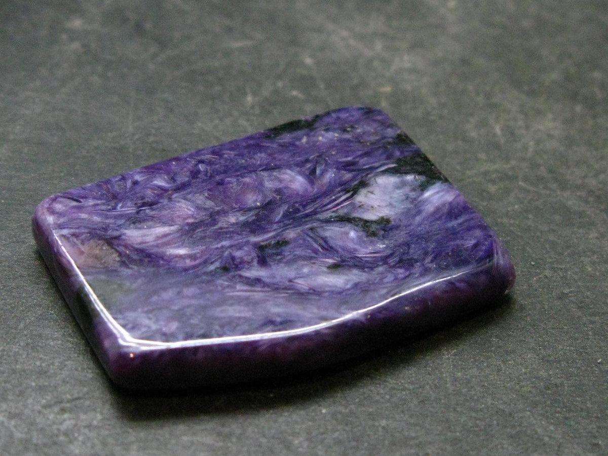 Large Nice Charoite Tumbled Stone from Russia - 11.20 Grams - 1.4"