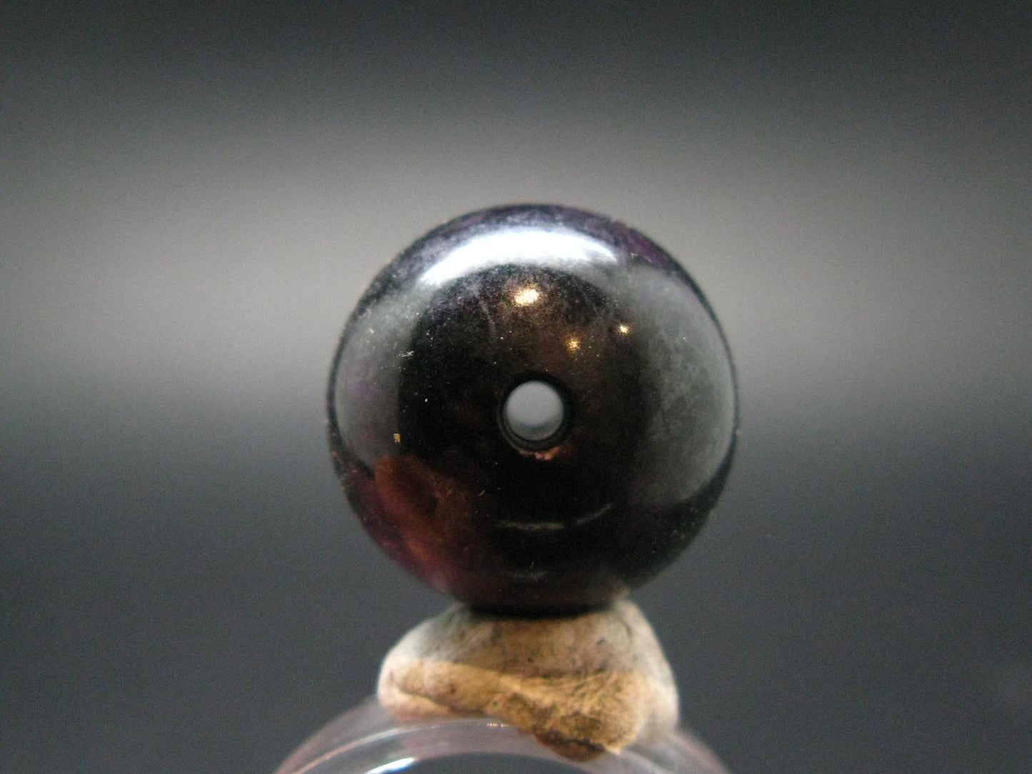 Sugilite Polished Bead From South Africa - 20mm - 13.71 Grams