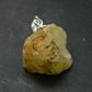 Large Natural Agni Gold Danburite Sterling Silver Pendant from Tanzania - 1.1" - 5.12 Grams