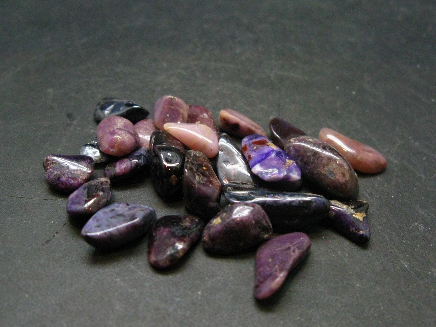 Lot of 25 Purple Sugilite Tumbled Piece From South Africa- 10.0 Grams