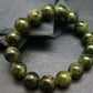 AAA Grade Grossular Green Garnet Genuine Bracelet ~ 7 Inches ~ 12mm Round Beads