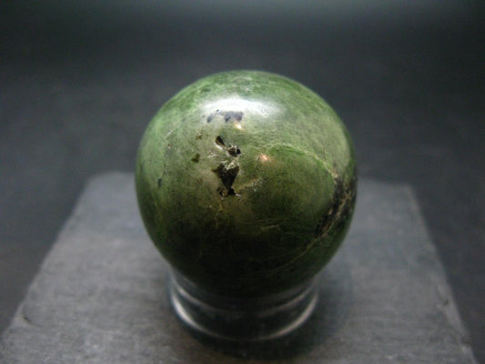 Gem Chrome Diopside Ball Sphere From Russia - 1.6"- 117.76 Grams