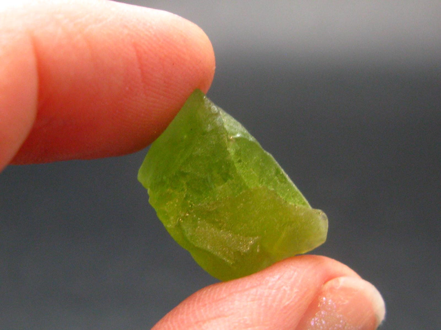 Rare 14.5 Carat Gem Peridot Olivine Crystal from Arizona, USA - 0.7"
