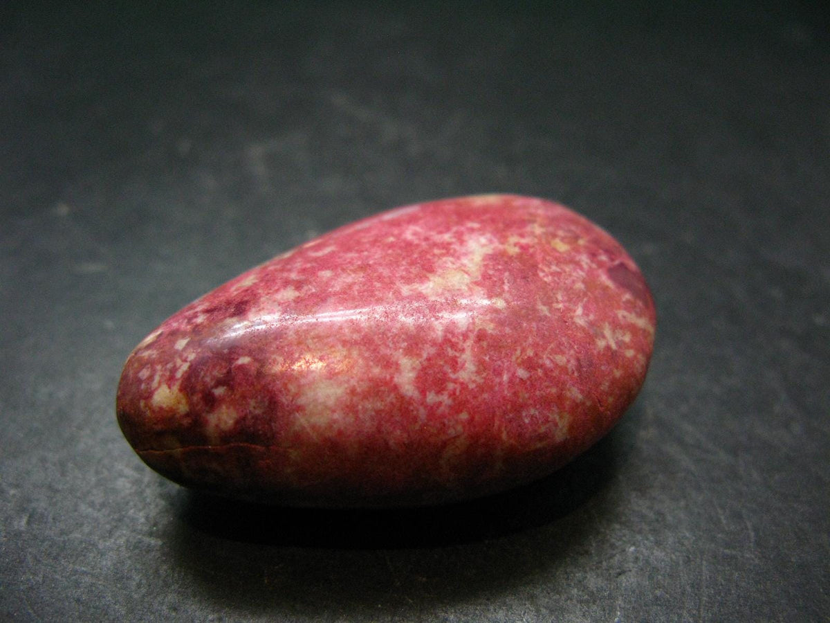 Rare Red Thulite Piece From Norway - 1.9" - 54.20 Grams